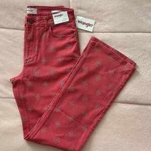 NWT Wrangler Bandana Bootcut Jeans